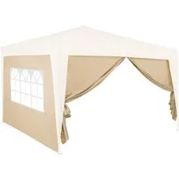 Deuba Pavillon Capri Seitenwände, 2x Seitenteile Wasserabweisend Passend Bei 3x3m & 3x6m Gartenpavillon
