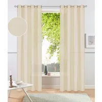 OTTO home Vorhang Parry (2 St), Ösen, blickdicht, Polyester, 2-er Set, blickdicht, monochrom, basic