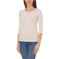 Alkato Longshirt Alkato Damen Shirt 3/4 Arm mit Rundhals