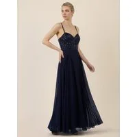 Apart Abendkleid mit Pailletten-Bustier