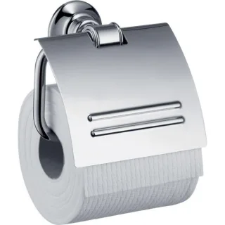 hansgrohe Papierhalter Axor Montreux 42036000 mit Deckel, Metall, chrom