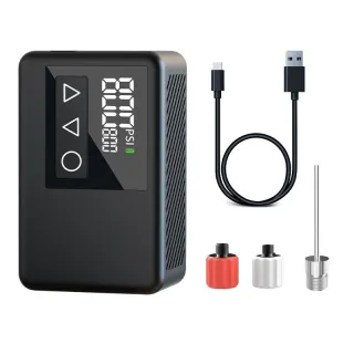 NEWO BL01 Universal MiniBike Tire Air Pump 120PSI AI Smart Auto-stop Dual Digital Air Pressure Display 1000mAh Battery