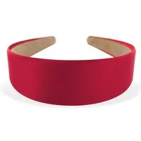 axy Haarreif Breiter Haarreif mit Satin bezogen, Vintage Klassik-Look Damen Haareifen Haarband