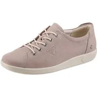Ecco Ecco Soft 2.0 Schnürschuh, Freizeitschuh, Halbschuh, Schnürschuh mit dezenter Logo Prägung