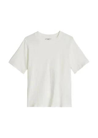 Marc OPolo DENIM - Slub-Jersey-T-Shirt loose Silky White - Gr. - S