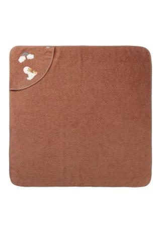 Sterntaler Kapuzen Badetuch Ente Edda 100x100 hellbraun