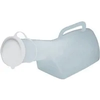 Rehaforum Medical Urin-Flasche RFM Urinflasche für Männer, Kunststoff milchig