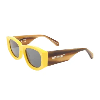 Off White - "Joan" Quadratisch-Sonnenbrille für Herren/Damen Unisex (Gelb/Braun)
