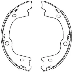 Textar Bremsbacken hinten Hyundai H-1 Ix55