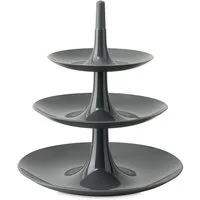 KOZIOL Etagere BABELL L, Kunststoff, (1-tlg), spülmaschinengeeignet, 3-stufig