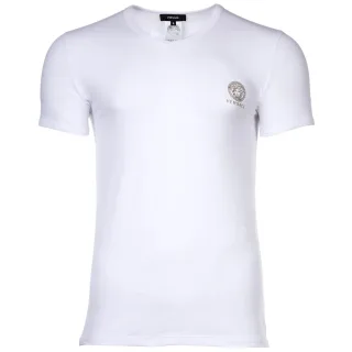 Versace Short Sleeves V Neck T-Shirt