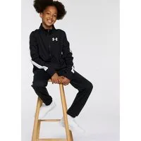 Under Armour® Trainingsanzug UA KNIT TRACK SUIT, schweißableitendes Material, superweiches Obermaterial aus Polyester