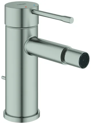 GROHE Bidetarmatur Essence mit Zugst.-Ablaufgrt. supersteel, 24178DC1 24178DC1