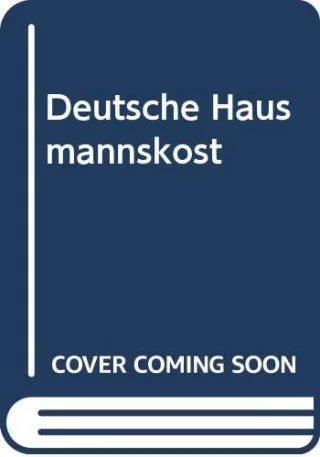 Deutsche Hausmannskost