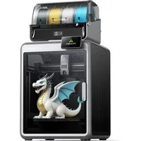Creality 3D 3D-Drucker K2 Combo mehrfarbig 3D-Drucker mit CFS, 16-Farben-Druck, 600 mm/s, 45 dB, KI-Kamera, Carbonfaser-Kompatibel