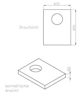 Neuesbad Wannenträger für Ideal Standard Ultra Flat S+ 90x70 SD 27456