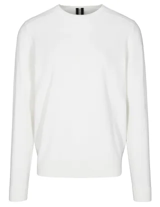 COMMANDER Finest Clothing - Rdh.-Pullover, 1/1 Arm uni snow white - Gr. - 3XL