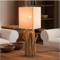 Guru-Shop Tischleuchte Tischleuchte Tischlampe Kukuma, Treibholz,.., Leuchtmittel nicht inklusive
