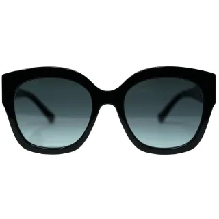 Jimmy Choo Leela/S 0807 90 Schwarze Sonnenbrille