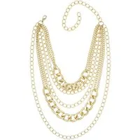 COLLEZIONE ALESSANDRO Kette mit Anhänger Luxe, mehrreihige Gliederkette
