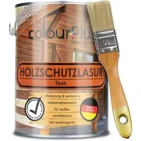 ColourPlus Holzschutzlasur Holzschutzlasur, Holzschutzlasur außen, offenporig, UV- & Witterungsschutz, lasierend