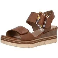 Remonte Keilsandalette Keilabsatz, Riemensandale, Sommerschuh, auffällige Zierschnalle