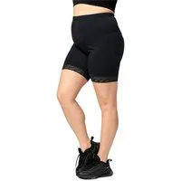 Merry Style Leggings Große Größen Damen kurze Tight mit Spitze aus Baumwolle MS10-459 (1-tlg)