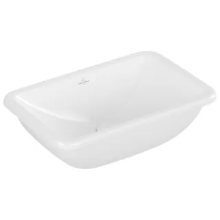Villeroy und Boch Loop & friends Einbauwaschbecken 4A640001 ohne Hahnlochbank, mit Überlauf, 51 x 34 cm, weiß