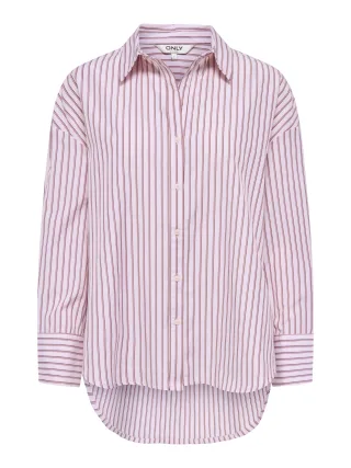 ONLY - ONLOREGON ALVA LS REG SHIRT NOOS WVN Fuchsia Pink - Gr. - M