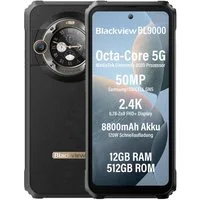 blackview BL9000 2.4K Display 5G outdoor handy AI Smartphone (6.78 Zoll, 50 MP Kamera, 2.4k, MediaTek Dimensity 8020, 120W, Doppeldisplay, Ohne Vertrag)