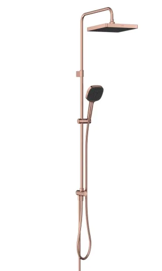 VitrA Core Square Duschsystem mit Kopf- und Handbrause Wandmontage Kupfer Soft,A4591929EXP A4591929EXP
