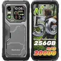 blackview XPLORE 1 Dual-Screen Outdoor Handy (6,78 Zoll, 256 GB Speicherplatz, 64 MP Kamera, 5G, 1080*2460, 120Hz, 64MP+50MP+20MP Nachtsicht, 55W, 5W OTG)