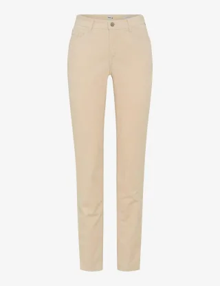 Brax Damen Cordhose Style MARY DARK ECRU, hellbeige, Gr. 36K