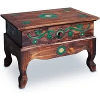 livasia Couchtisch Opiumtisch aus Bali - 59x39cm, handgefertigt