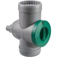 GARANTIA Regentonne Regensammler Inox DN 68-100 grau inkl. Filtereinsatz, 0 l