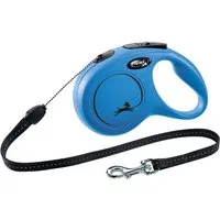 flexi Flexileine FLEXI Rollleine New CLASSIC Seil - 8m, bis 12kg Farbe: Blau