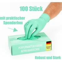 Kemes Einweghandschuhe Nitrilhandschuhe 100 Stück Gummihandschuhe Lebensmittelgeeignet Latexfrei