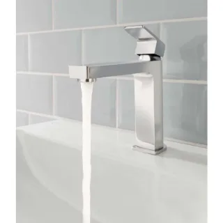 Ideal Standard Edge Waschtischarmatur A7108AA ohne Ablaufgarnitur, Ausladung 138 mm, verchromt