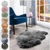 LUXOR living Fellteppich Schaffell Namika, fellförmig, Höhe: 50 mm, echtes Lammfell, weich & flauschig, große Farbauswahl, in 2 Größen