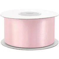 Creativery Satinband, Satinband 38mm x 25m Rolle Rose
