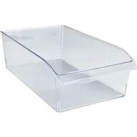 WENKO Organizer L, für Vorräte, passend für Küchenschrank und -regal, PET, transparent