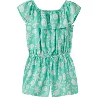 Name It Kurzoverall NKFVINAYA PLAYSUIT FFF Kunstfaser, elastischer Bund, Allover-Druck