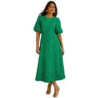 Love & Roses Midikleid Love & Roses Strukturiertes Midikleid, Regular (1-tlg)