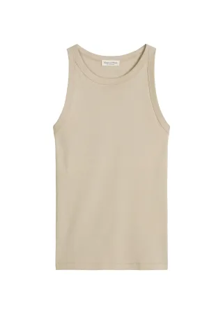 Marc OPolo Casual - Tanktop regular Linen Beige - Gr. - XS
