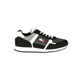 Tommy Hilfiger Schwarzer Polyurethan Herren Sneaker