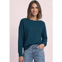 STREET ONE Langarmshirt aus Jersey in Unifarbe