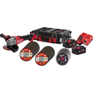 Milwaukee Winkelschliefer-Set M18 FSAG125XB100P-502P - 4933498241