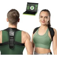 FITNESIX Rücken Stützgürtel Rückengurt Gesunder Rücken Haltungskorrektur Geradehalter, kein einschnüren mehr und für jeden Rücken anpassbar