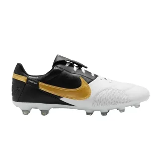 Nike - "Premier 3" Klassisch Fußballschuhe mit festem Boden für Herren, Leder (Weiß)