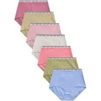 Next Taillenslip 7er-Pack Logo-Slips mit hohem Baumwollanteil, Maxi (7-St)